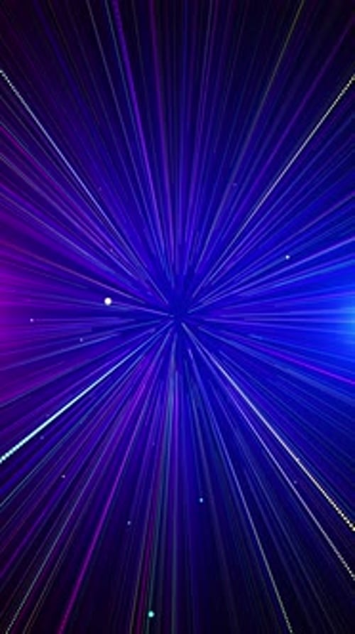 Futuristic Sci Fi Lines Abstract tunnel of spectrum multicolor spectrum background. Bright rays of n