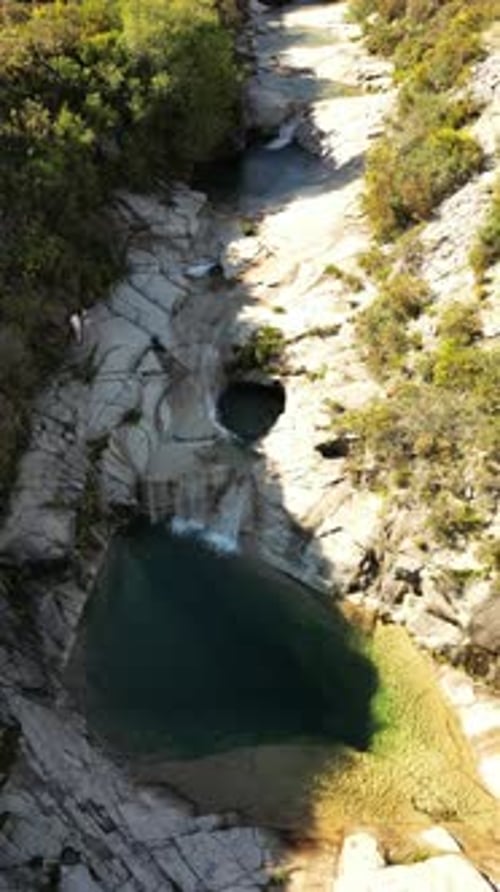 Aerial video of the Panda-Grace National Park, Portugal