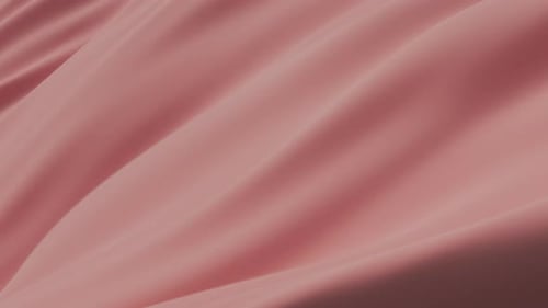 Soft Pink Fluid Fabric Waves Seamless Loop Background