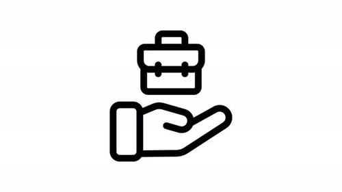 work line icon animation