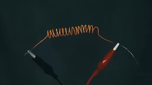 Coiled Wire Heating Up