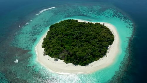Magnificent Island And Turquoise Sea