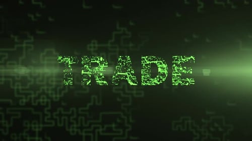Trade - Digital Text Animation