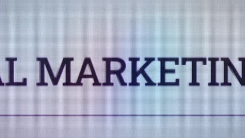 Digital Marketing Typing In Computer Site Search Bar V05
