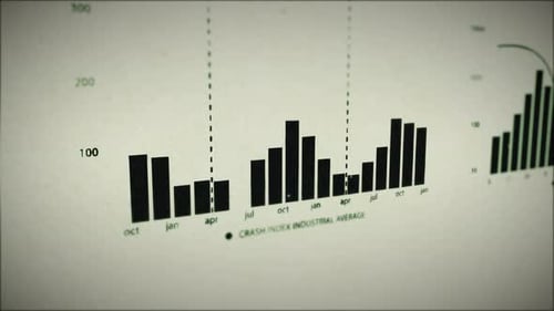Flight over newspaper with financial crisis stock market crash news, depression