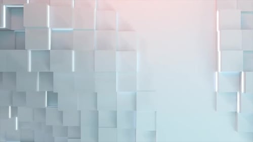 Glowing Geometric Wall Loop