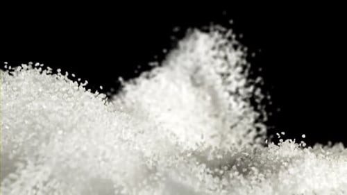 Super Slow Motion Flying Sugar