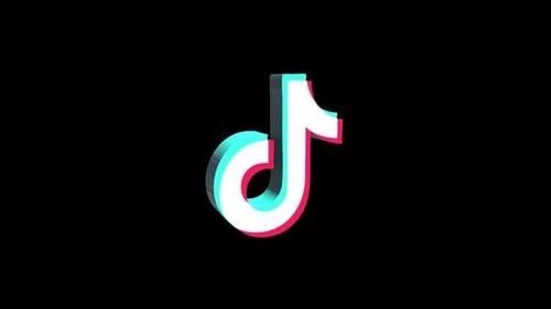 Animación de Logo 3D de Tiktok