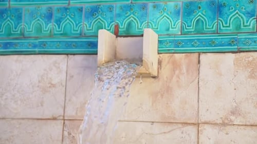 Small Fountain Made of Wall