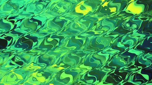 Jelly Green Gradient Waves