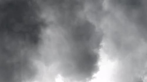 Grey Storm Clouds Moving Across the Sky