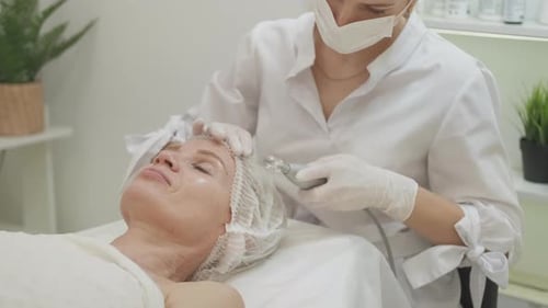 Facial Procedure at Medical Clinic