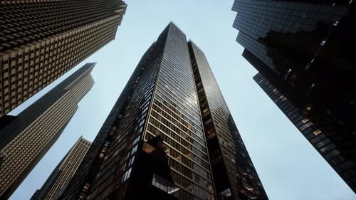 Rascacielos en San Francisco en el distrito financiero