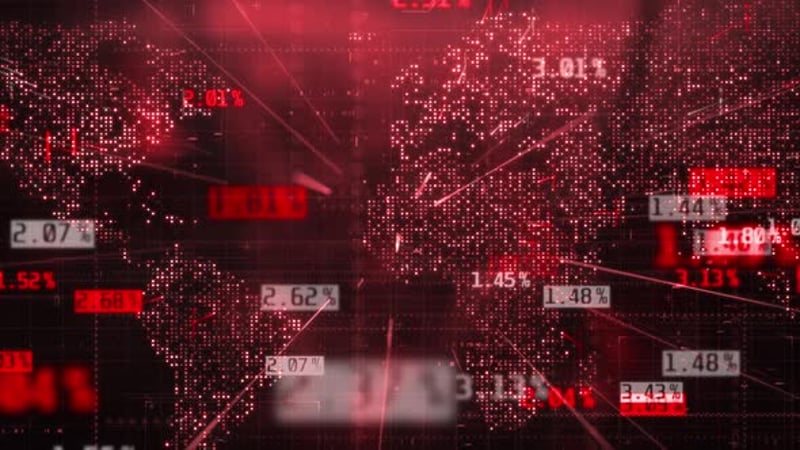graph showing stocks falling, Motion Graphics ft. stock & chart - Envato