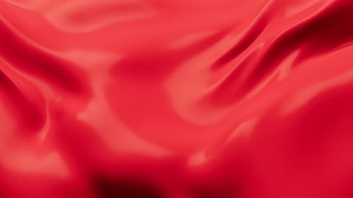 Flowing red cloth background