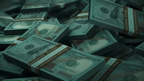 One Hundred Dollar Bills Background