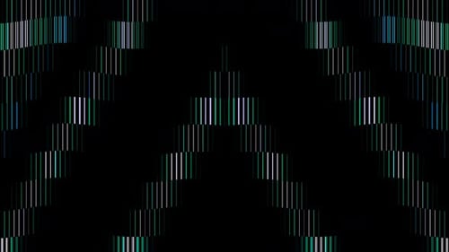 Dynamic Geometric Wavy Line Digital Background Animation