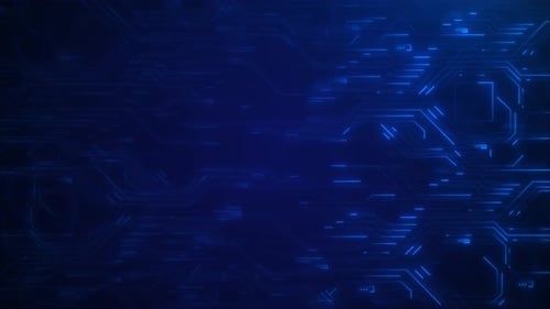 4K 3D Futuristic Circuit technology background hi-tech digital data connection system computer elect