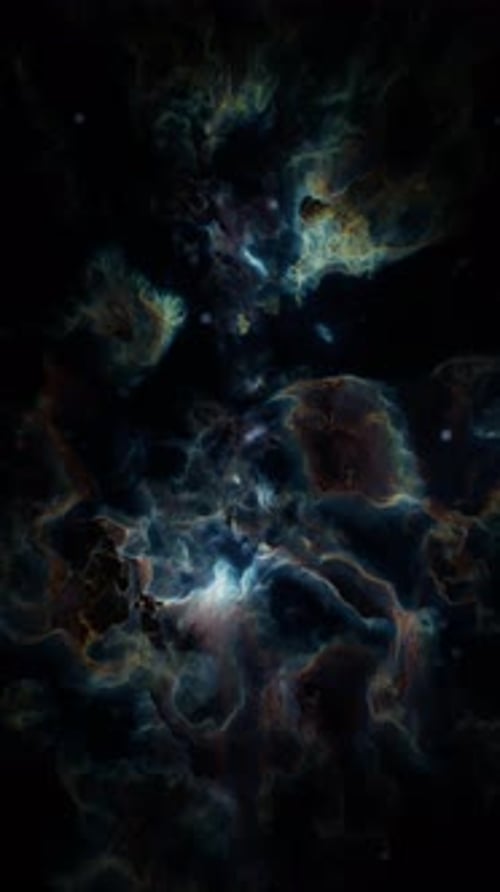 Abstract Cosmic Nebula Swirl Background