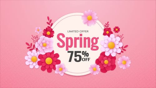 Spring Sale 75% Has Started 4K