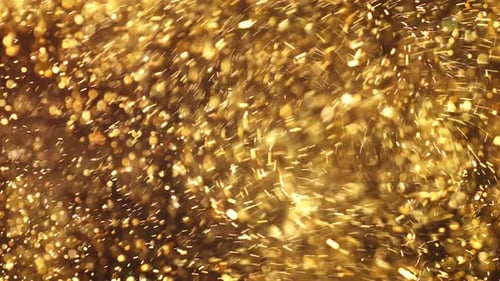 Goldenes Bokeh - 2K