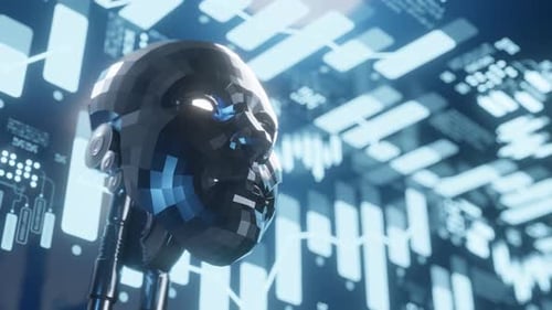 Artificial Intelligence A.I. technology machine learning futuristic innovation