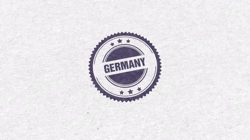 Germany Golden Rubber Stamp