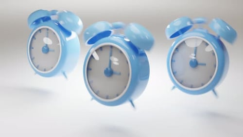 3D Alarm Clock Close-Up