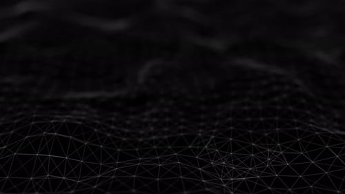 Cyber Big Data Flow Blockchain Data Fields Network Line Connect Stream Metaverse Network Security