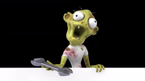 Fun zombie - 3D Animation