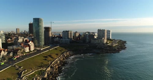 Beautiful view of the city of Mar del Plata
