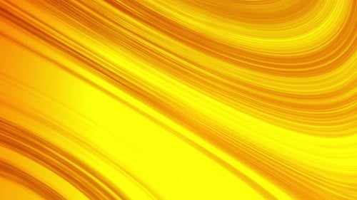 Abstract Golden Fluid Lines Background Animation