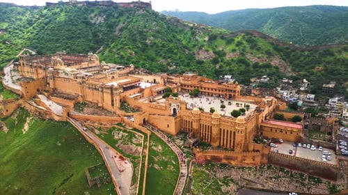 Amber Castle Amazing Aerial Shot