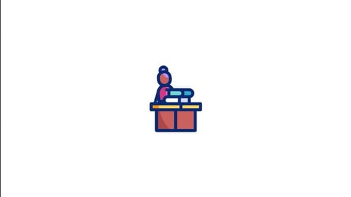 Icono animado de Stickman
