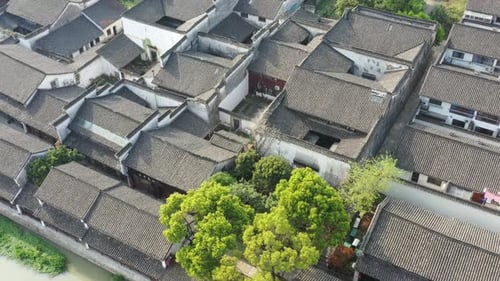 ancient chinese architecture in hangzhou city