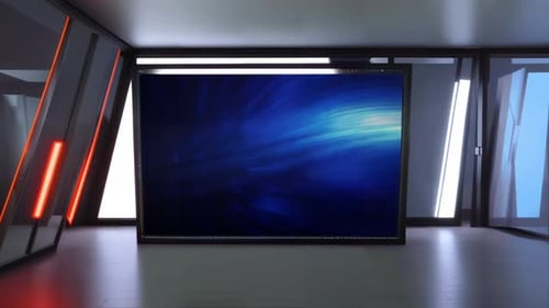 3D Virtual Studio Background Loop for Unmatched Realism in Your Productions