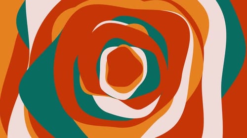 Seamless Pattern With Animated Geometric Background