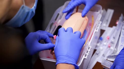 Medical Training Simulation Close Up