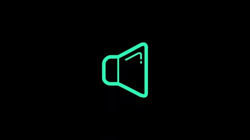 Modern Speaker Icon Sound Toggle Animation