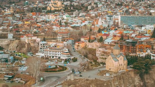 Tbilisi Georgia Elevated Top Scenic