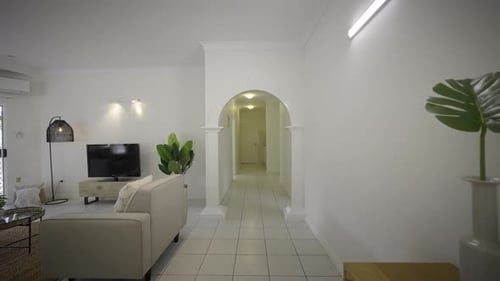 Interior Dolly Through Elegant Modern Home