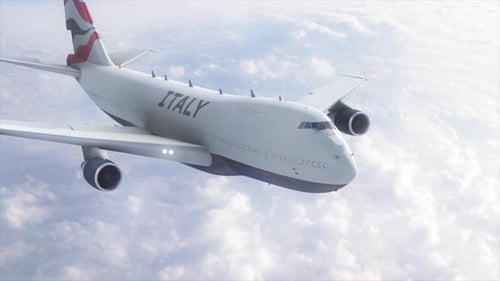 Plane Flight Travel To Italy