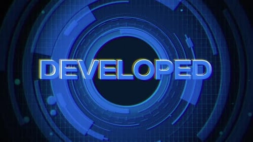 Futuristic Digital Glitch Text or Logo Reveal Opener