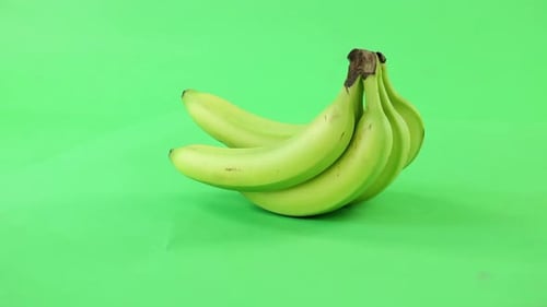 banane allumant un écran vert