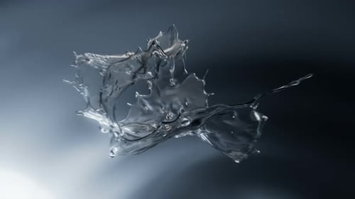 Dynamic Fluid Water Splash Transition Effect