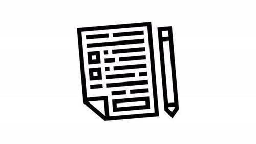 vote line icon animation