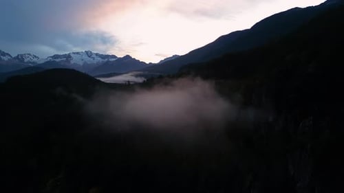 Aerial Canadian Mountain Landscape Nature Background Panorama