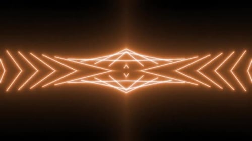 Abstract footage of Envato logo animation on black
