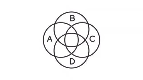Animated venn diagram icon