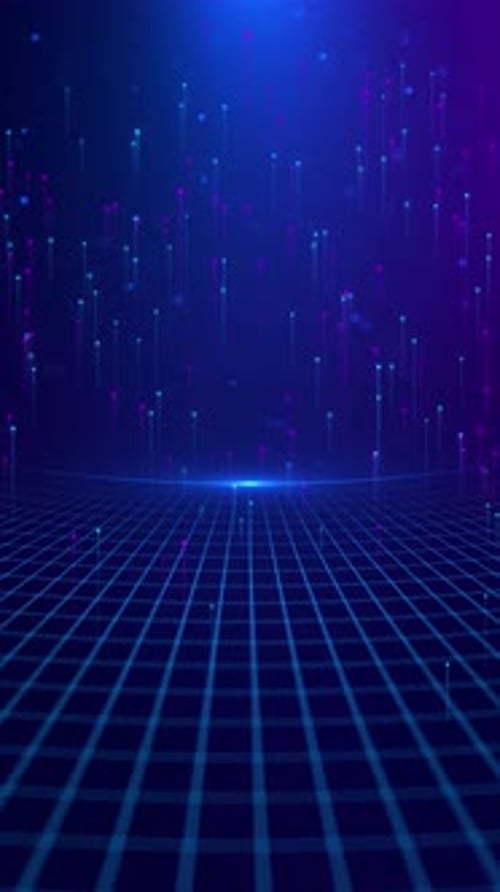 Neural network chatbot, artificial intelligence, deep learning. Glowing neon lines. Technology, fina